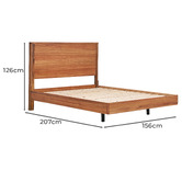 Evergreen Home Monty Blackwood Queen Bed