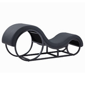 Evergreen Home Tanata PU Leather Love Seat Chaise