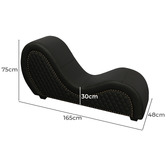 Evergreen Home Tanata Cowhide Leather Love Seat Chaise