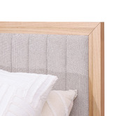 Evergreen Home Amelie Ash Wood Queen Bed with Drawers