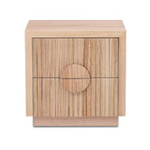 Evergreen Home Amelie Ash Wood Bedside Table