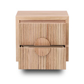 Evergreen Home Amelie Ash Wood Bedside Table