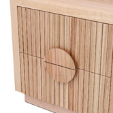 Evergreen Home Amelie Ash Wood Bedside Table