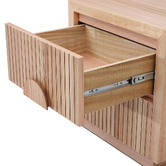Evergreen Home Amelie Ash Wood Bedside Table