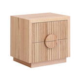 Evergreen Home Amelie Ash Wood Bedside Table