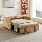 Evergreen Home Liviana 2 Seater Single Velvet Sofa Bed