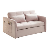 Evergreen Home Liviana 2 Seater Single Velvet Sofa Bed