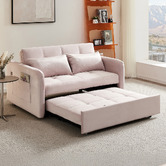 Evergreen Home Liviana 2 Seater Single Velvet Sofa Bed