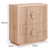 Evergreen Home Amelie 4 Drawer Tallboy
