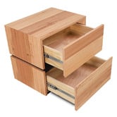 Evergreen Home Phineas 2 Drawer Bedside Table