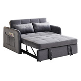 Evergreen Home Liviana 2 Seater Single Velvet Sofa Bed
