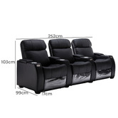 Evergreen Home Anna  3 Seater Electric Recliner