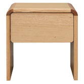 Evergreen Home Clemie Tasmanian Oak Wood Bedside Table