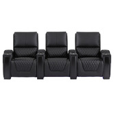 Evergreen Home Arden 3 Seater Electric Recliner Sofa with LED