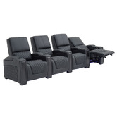 Evergreen Home Rowan 4 Seater Electric Recliner Sofa with LED