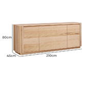 Evergreen Home Abberline 4 Door Buffet