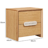 Evergreen Home Sylvan 2 Drawer Bedside Table