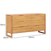 Evergreen Home Zephyr 6 Drawer Chest