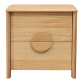 Evergreen Home Thallo 2 Drawer Bedside Table