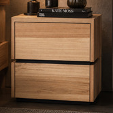 Evergreen Home Phineas 2 Drawer Bedside Table