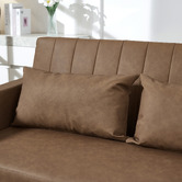 Evergreen Home Magath 2 Seater Single Faux Leather Sofa Bed