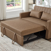 Evergreen Home Magath 2 Seater Single Faux Leather Sofa Bed