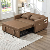 Evergreen Home Magath 2 Seater Single Faux Leather Sofa Bed