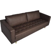 By Designs Karl 3.5 Seater Faux Leather Sofa