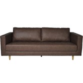 By Designs Karl 3.5 Seater Faux Leather Sofa