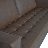 By Designs Karl 3.5 Seater Faux Leather Sofa