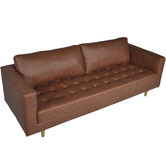 By Designs Karl 3.5 Seater Faux Leather Sofa