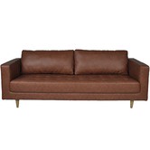 By Designs Karl 3.5 Seater Faux Leather Sofa