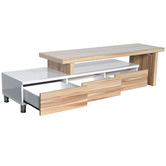 By Designs White Wentworth Adjustable Entertainment Unit