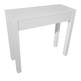 By Designs White Stacey Console Table