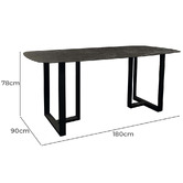 Exquisite Living Vincent Dining Table