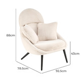 Exquisite Living Dylan Boucle Accent Chair