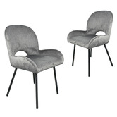 Exquisite Living Aradia Velvet Dining Chairs