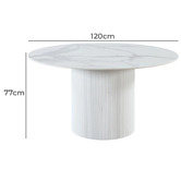 Exquisite Living Cyrilla Round Dining Table