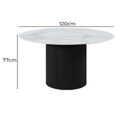 Exquisite Living Cyrilla Round Dining Table