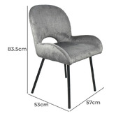 Exquisite Living Aradia Velvet Dining Chairs