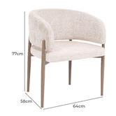 Exquisite Living Berryl Upholstered Dining Chairs