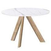 Exquisite Living 4 Seater Hans Dining Table &amp; Chair Set