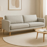 Exquisite Living Prim 3 Seater Upholstered Sofa