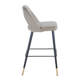 Exquisite Living 64cm Jacinta Velvet Barstools