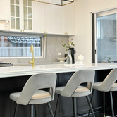 Exquisite Living 64cm Jacinta Velvet Barstools