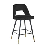 Exquisite Living 64cm Jacinta Velvet Barstools