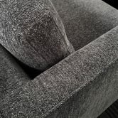 Exquisite Living Grey Forrest 3 Seater Sofa