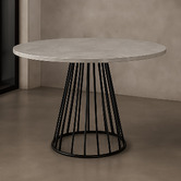 Exquisite Living 4 Seater Rigel Velvet Dining Table &amp; Chair Set