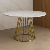 Exquisite Living Signe Faux Marble Dining Table