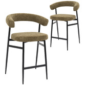 Exquisite Living 65cm Livia Upholstered Bar Stools